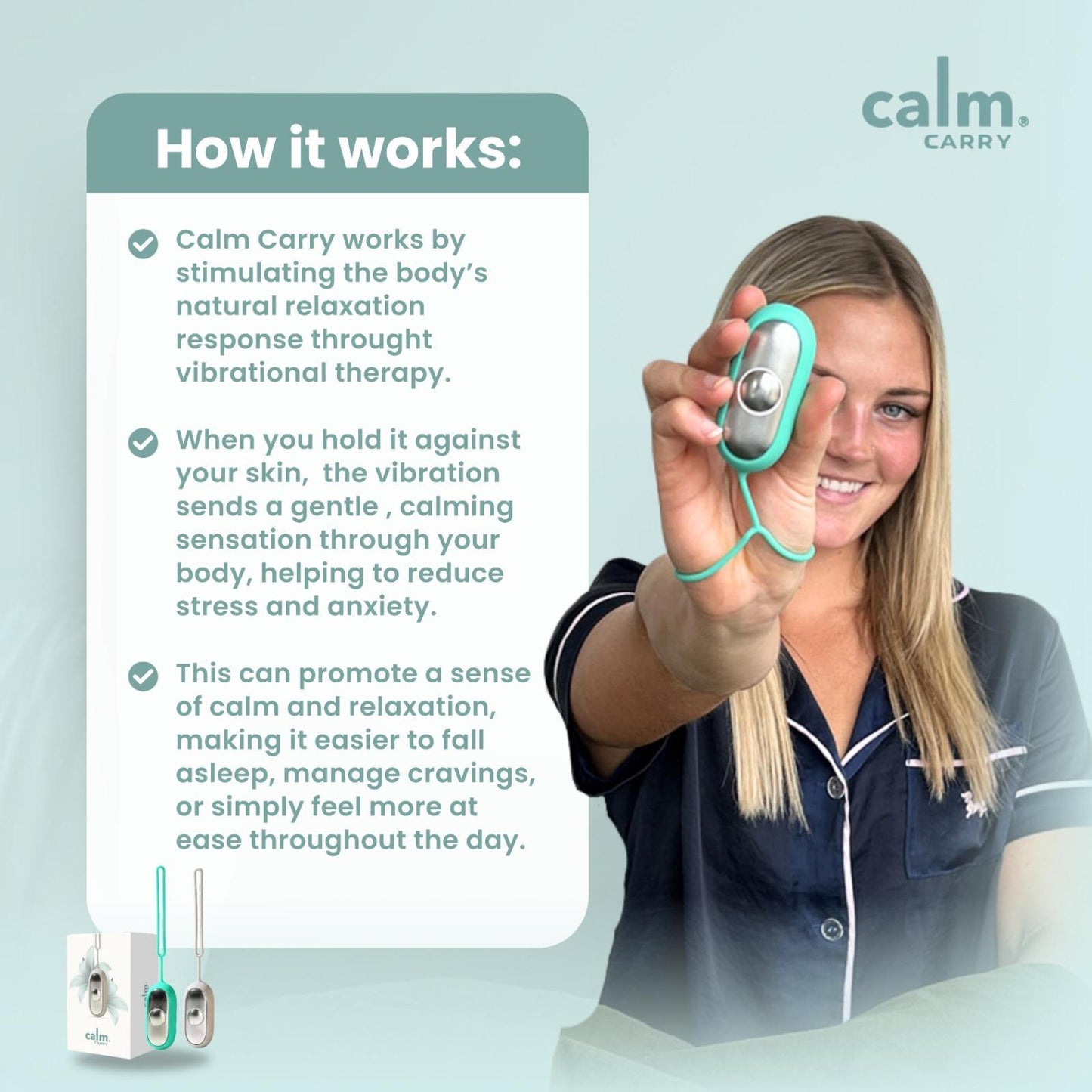 CalmCarry: Instant Calm Device